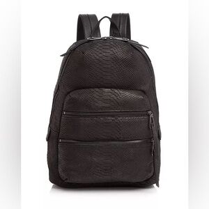 Liebeskind Saku Python-Embossed Leather Backpack